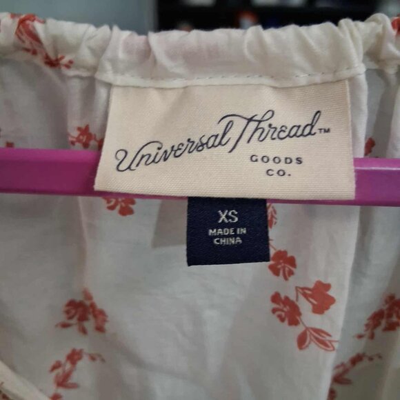 Women's Long Sleeve Tie-Front Blouse - Universal Thread - Size XS - Picture 5 of 11